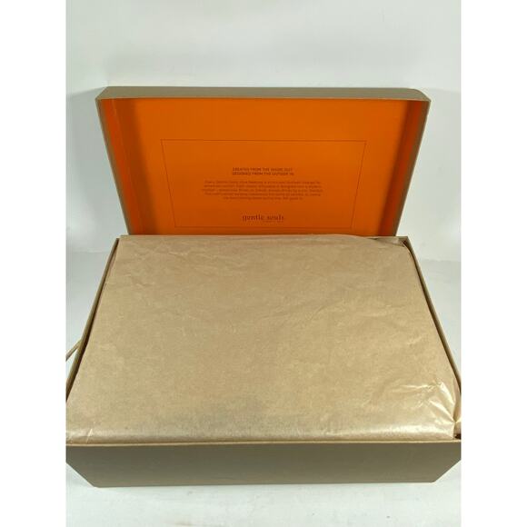 Kenneth Cole Gentle Souls Rory Leather Espadrilles Brown BRAND NEW Women's 9M - Picture 4 of 12